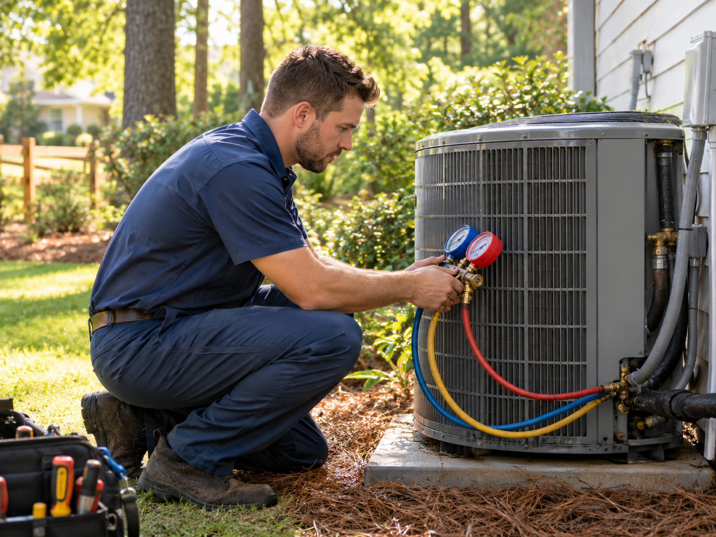 Illustrative hvac service