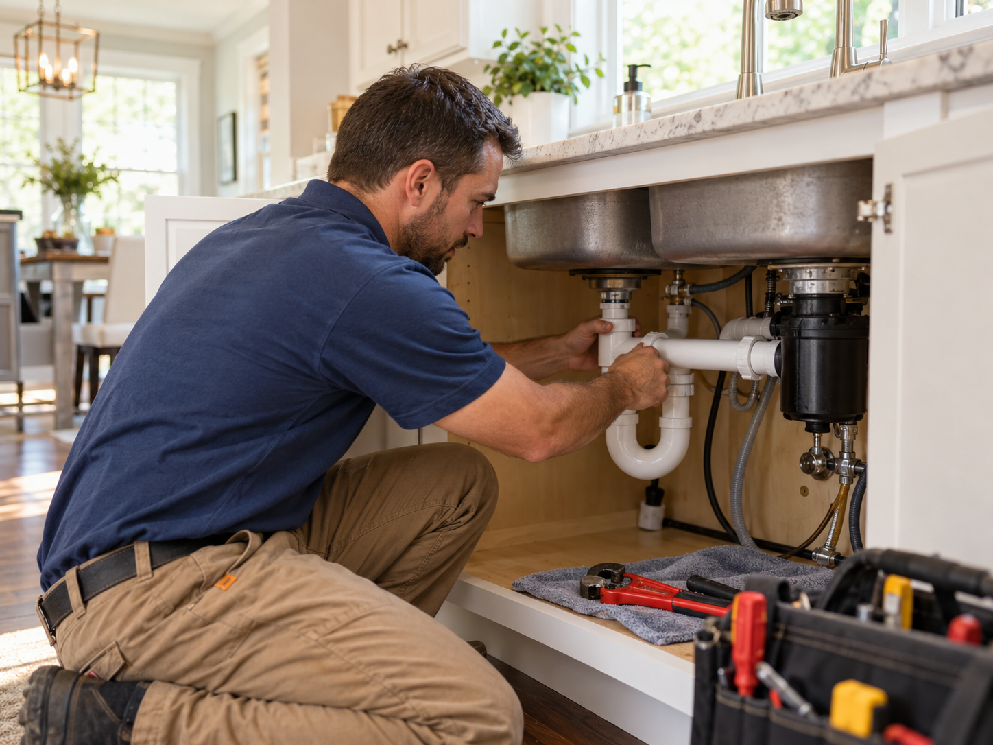 Illustrative plumbing service
