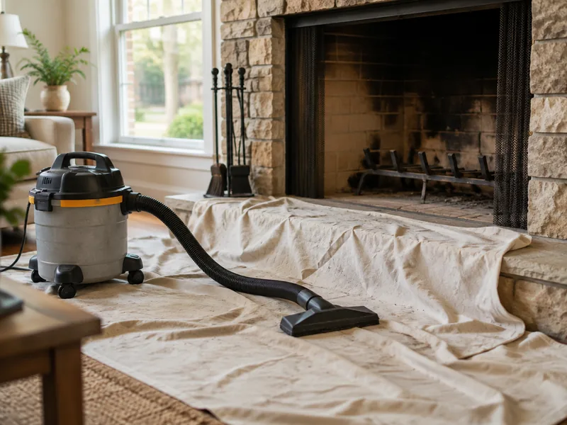 Illustrative chimney service