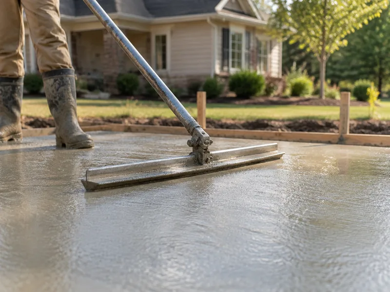 Illustrative concrete service