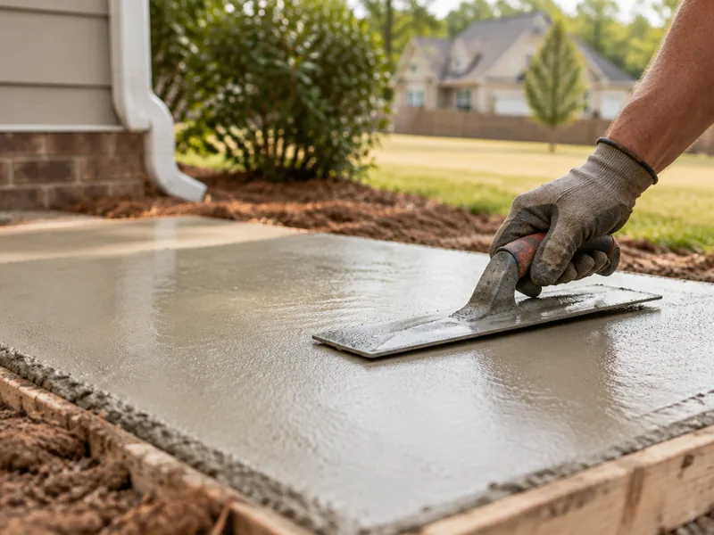 Illustrative concrete service