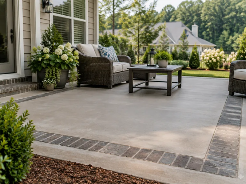Illustrative concrete service