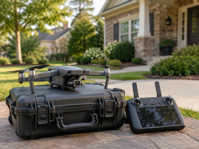 Illustrative drone video service