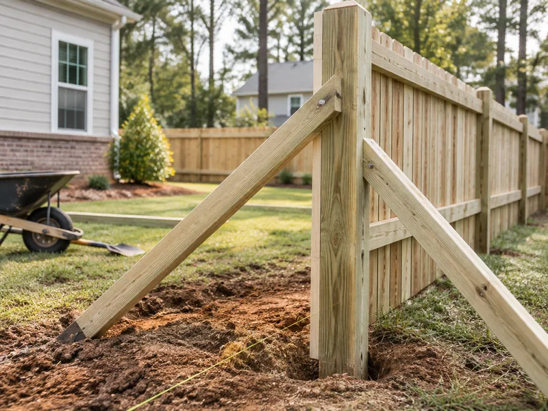 Illustrative fencing service