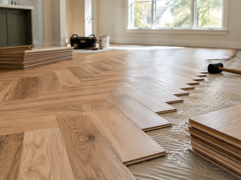 Illustrative flooring service