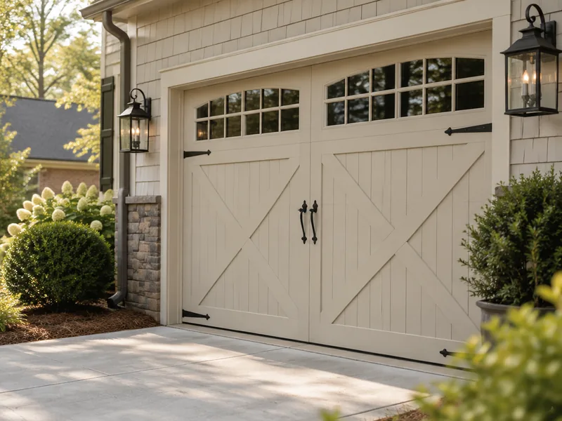 Illustrative garage doors service