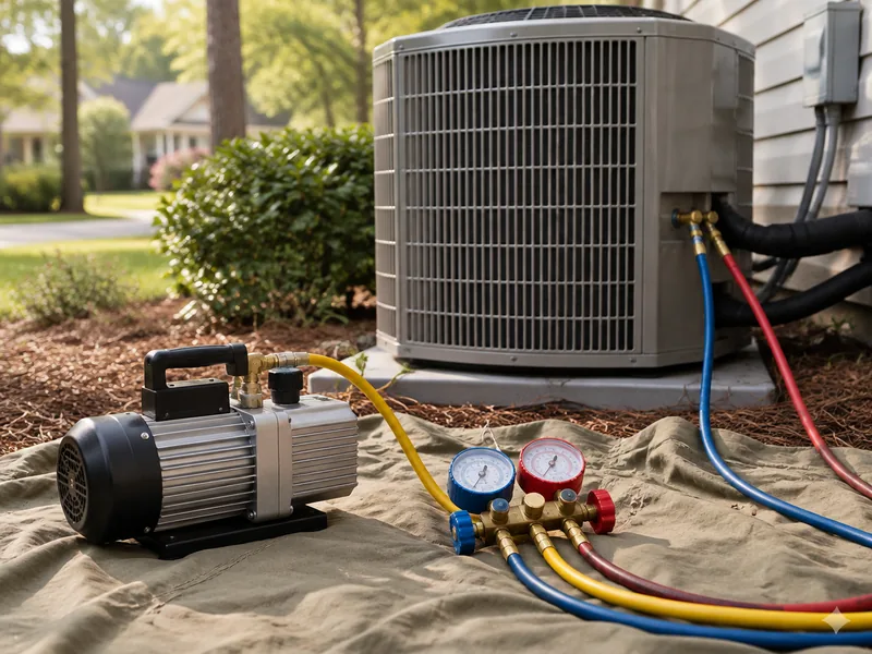 Illustrative hvac service