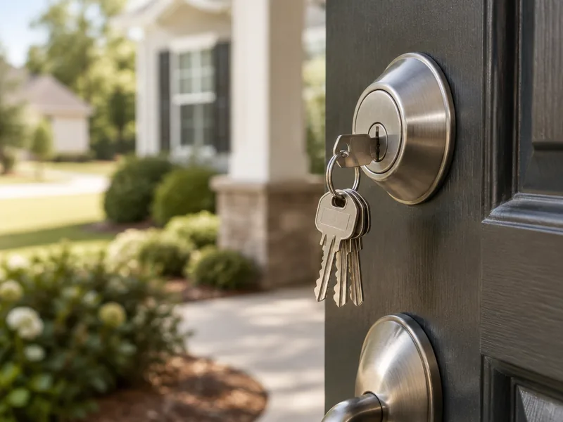 Illustrative locksmith service