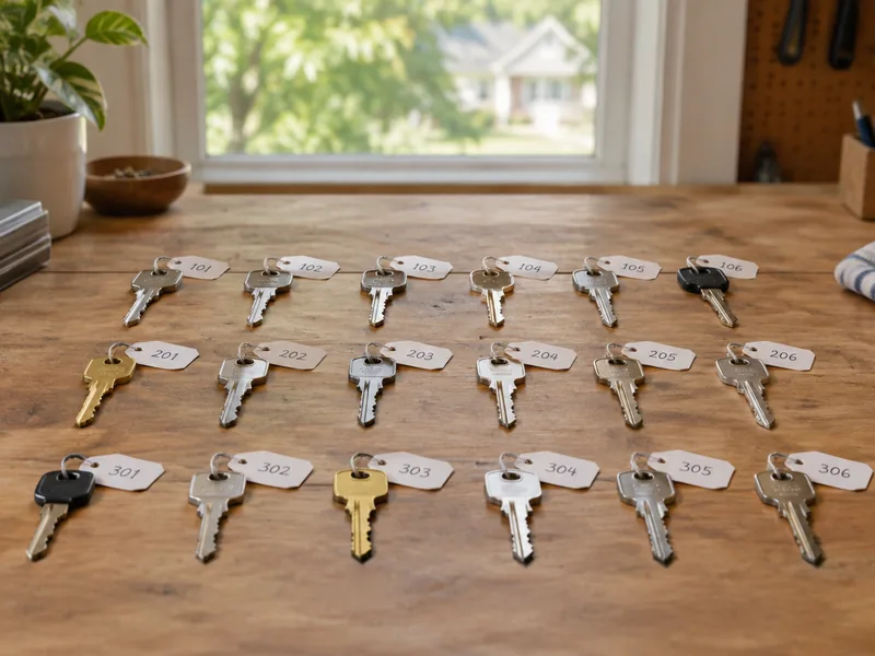 Illustrative locksmith service