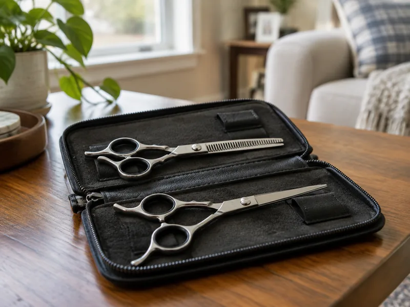 Illustrative mobile barber service