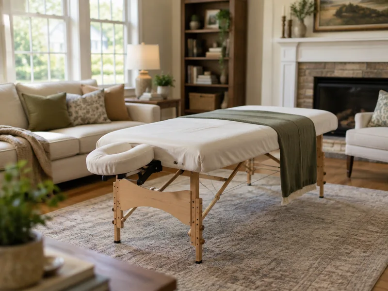 Illustrative mobile massage service
