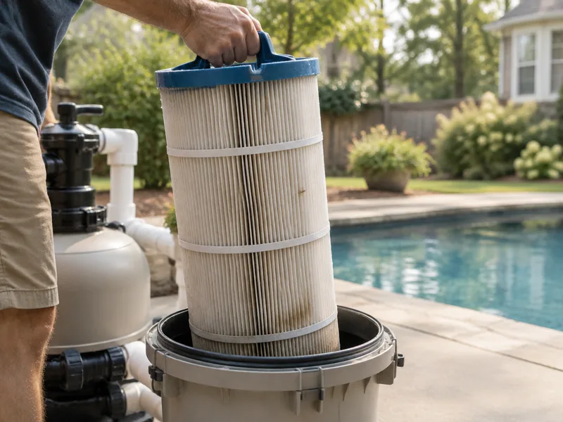 Illustrative pool service service