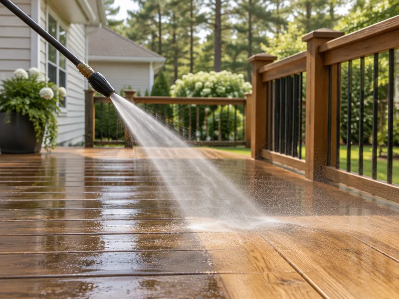 Illustrative pressure washing service