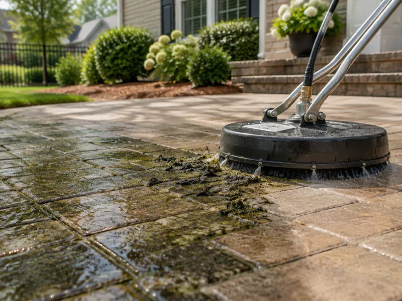 Illustrative pressure washing service