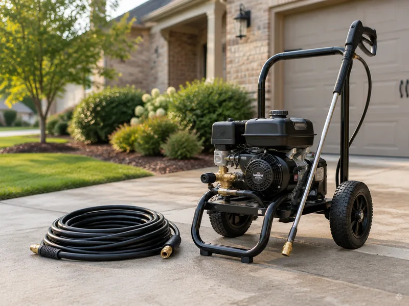 Illustrative pressure washing service