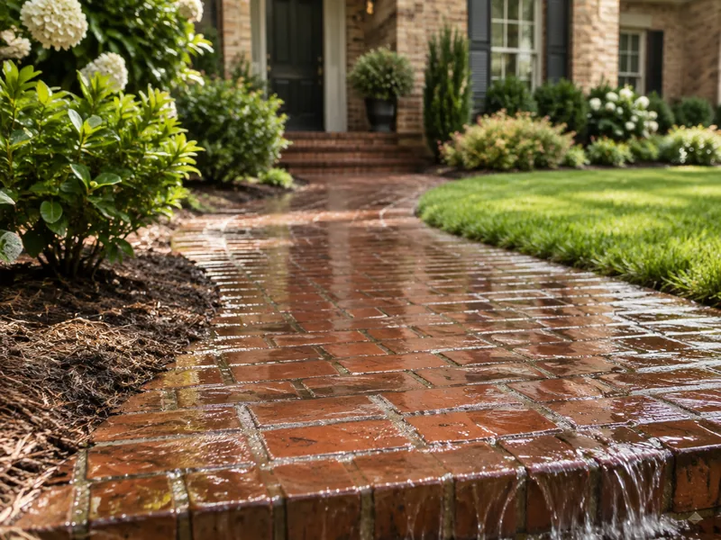 Illustrative pressure washing service