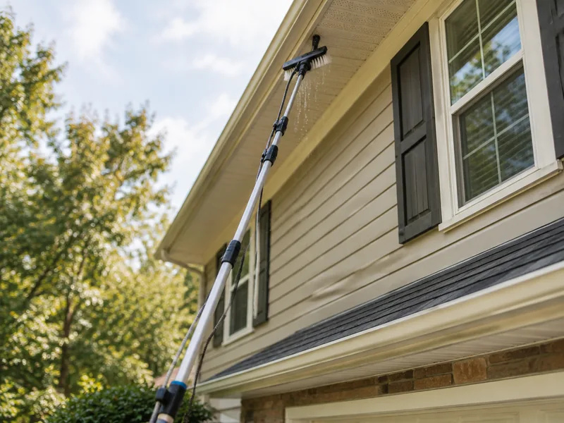 Illustrative pressure washing service