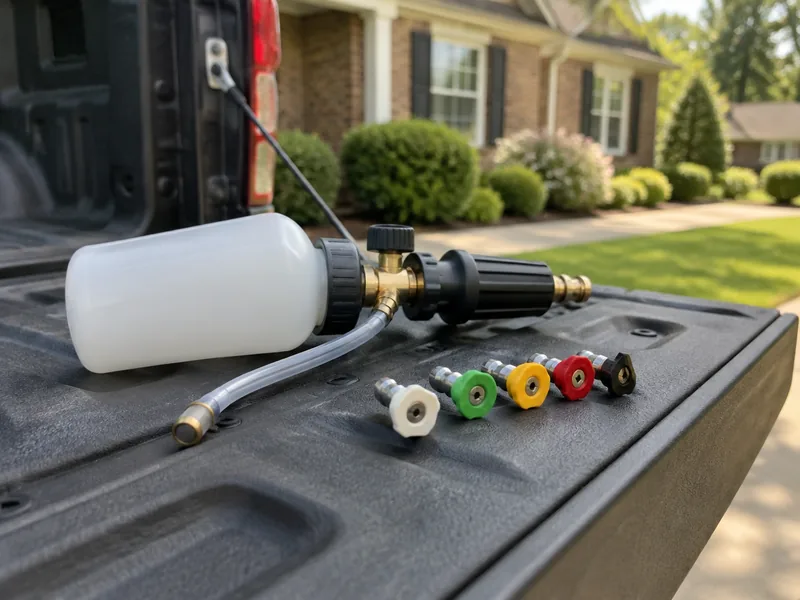 Illustrative pressure washing service