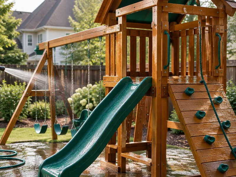 Illustrative pressure washing service