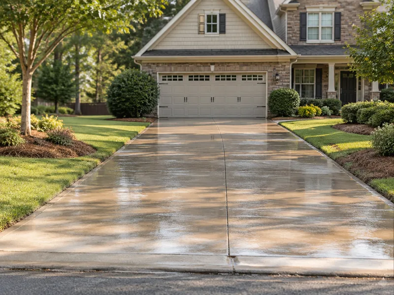 Illustrative pressure washing service