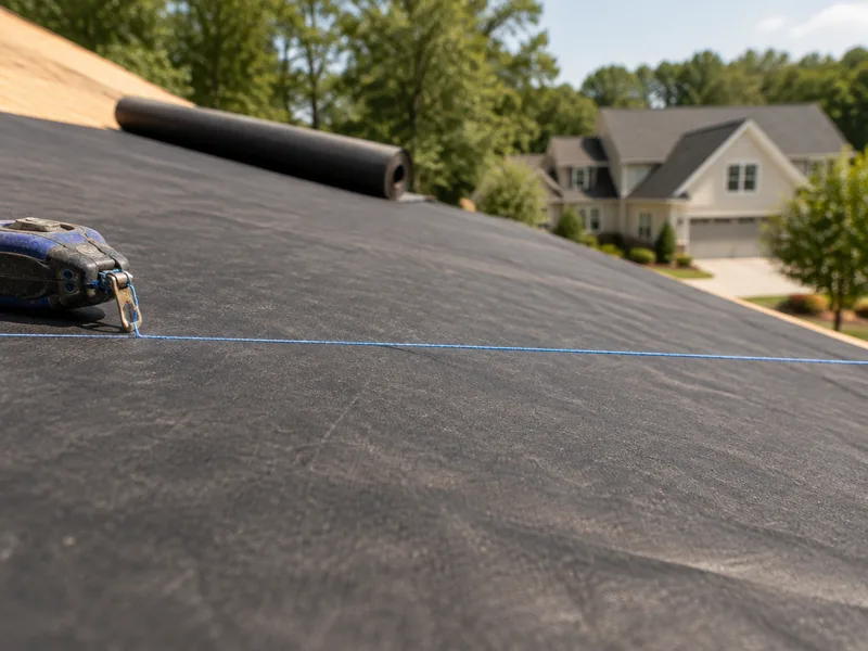 Illustrative roofing service