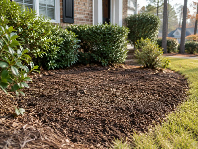 Illustrative stump grinding service