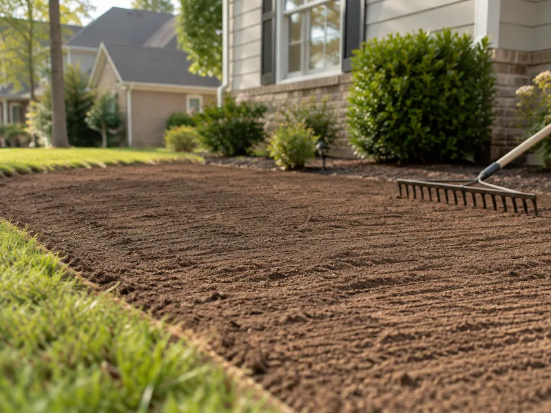 Illustrative stump grinding service
