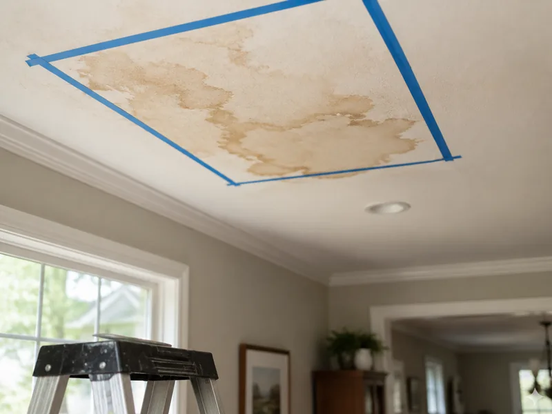 Illustrative water damage service