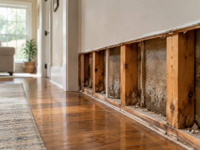 Illustrative water damage service