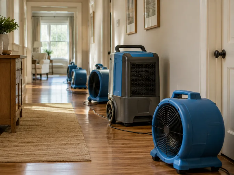 Illustrative water damage service