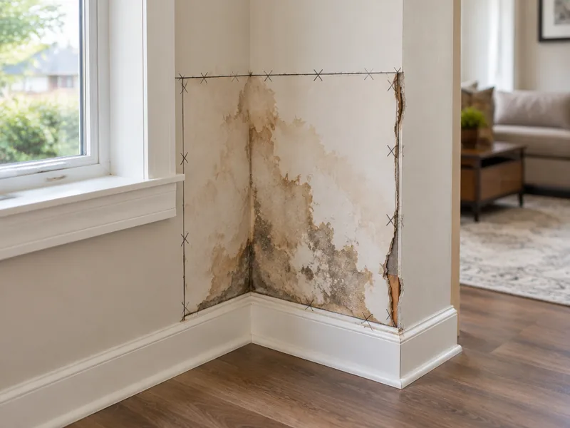 Illustrative water damage service