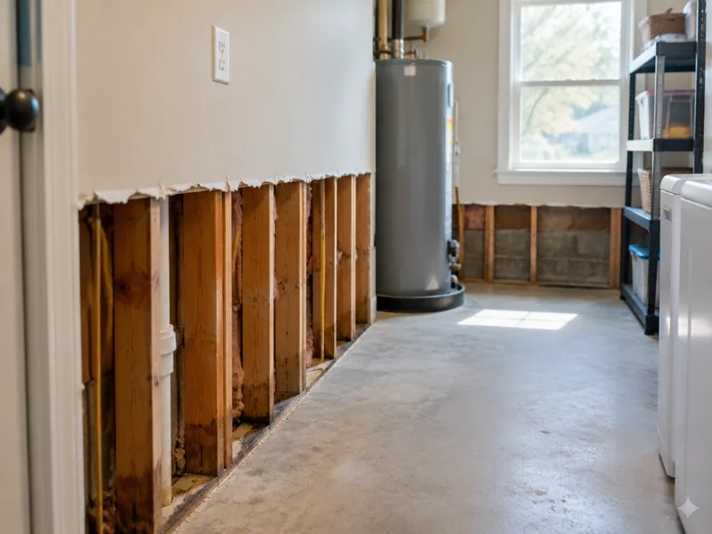 Illustrative water damage service