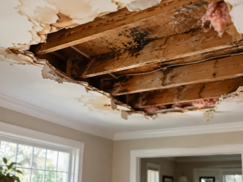 Illustrative water damage service