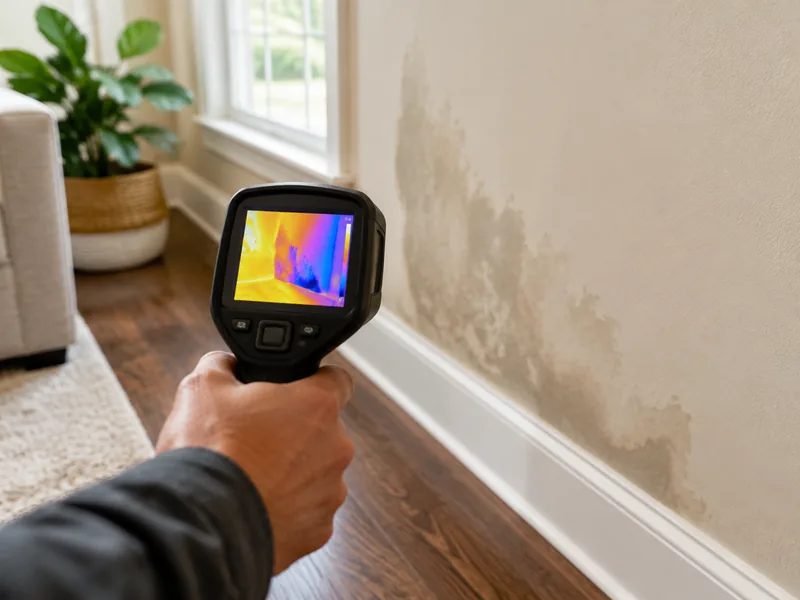 Illustrative water damage service